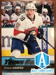 2016-17 UD Hockey Series 2 Young Guns Shane Harper #494